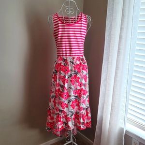 High low cotton dress